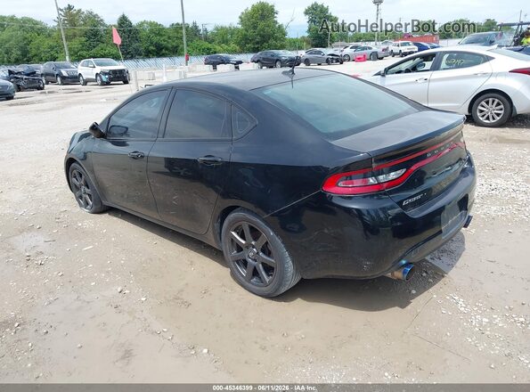 1C3CDFBB6GD689858 2016 DODGE DART Black Rear left