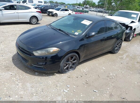 1C3CDFBB6GD689858 2016 DODGE DART Black Front left