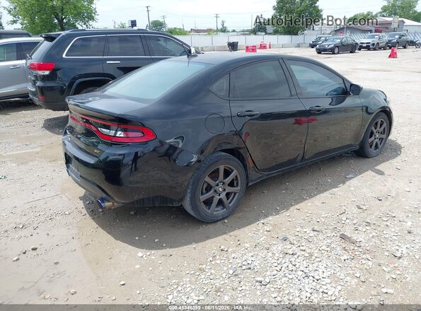 1C3CDFBB6GD689858 2016 DODGE DART Black Rear right