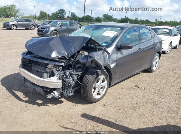1C3CDFBB7GD624162 2016 DODGE DART Gray Առջևի ձախ երեք քառորդ տեսարան