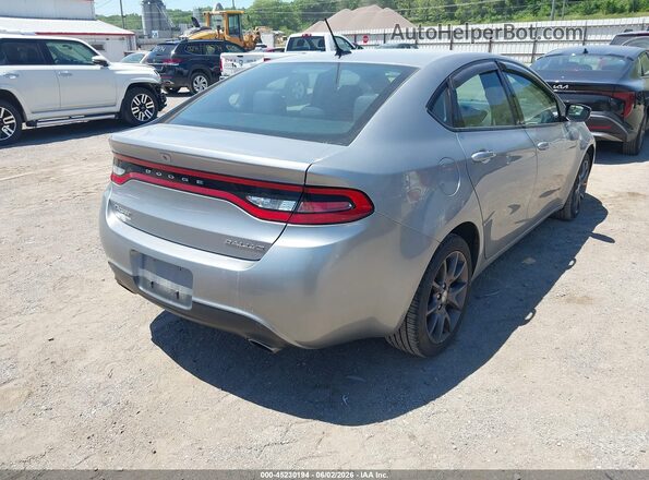 1C3CDFBB7GD701631 2016 DODGE DART Silver უკანა მარჯვენა