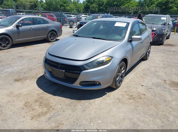 1C3CDFBB7GD701631 2016 DODGE DART Silver წინა მარცხენა ხედი სამი მეოთხედიდან