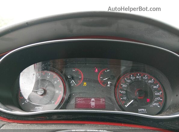 1C3CDFBB8GD504810 2016 DODGE DART Красный Вид задних сидений