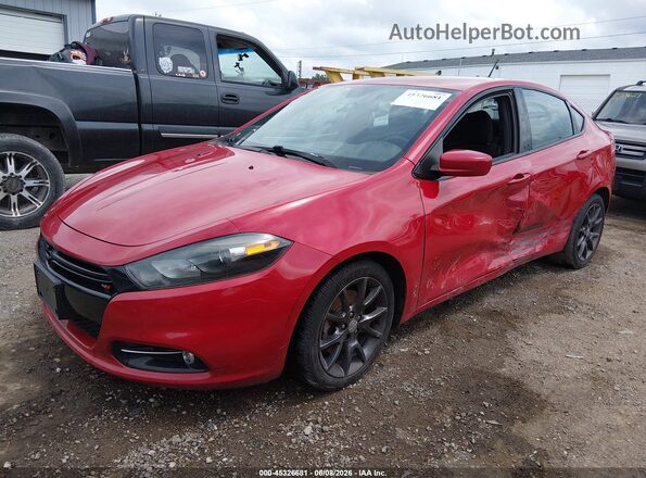 1C3CDFBB8GD504810 2016 DODGE DART Красный Вид спереди