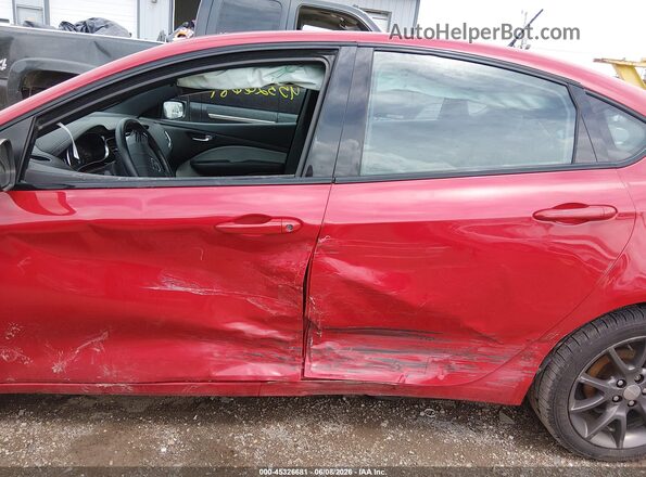 1C3CDFBB8GD504810 2016 DODGE DART Красный Панорамный вид салона 360°