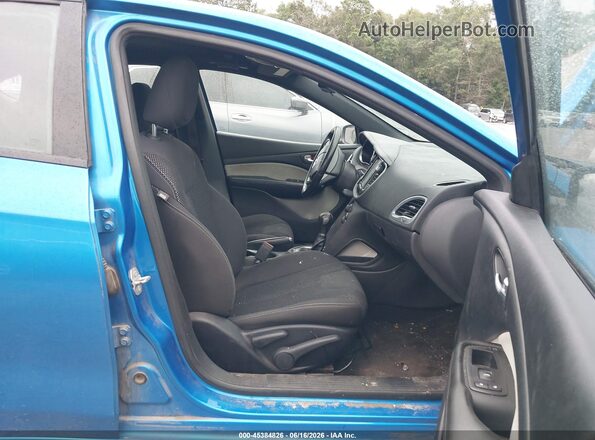 1C3CDFBB8GD578003 2016 DODGE DART Blue Front interior view