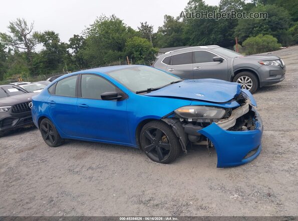 1C3CDFBB8GD578003 2016 DODGE DART Blue Rear interior view