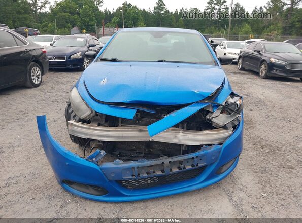1C3CDFBB8GD578003 2016 DODGE DART Blue Instrument cluster view