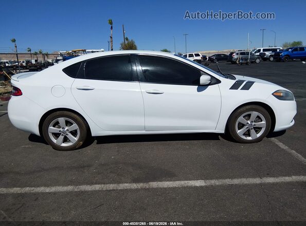 1C3CDFBB9GD689871 2016 DODGE DART White Widok wnętrza z tyłu