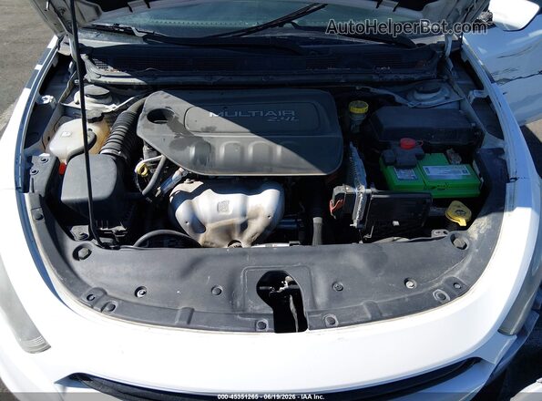 1C3CDFBB9GD689871 2016 DODGE DART White Widok z tyłu