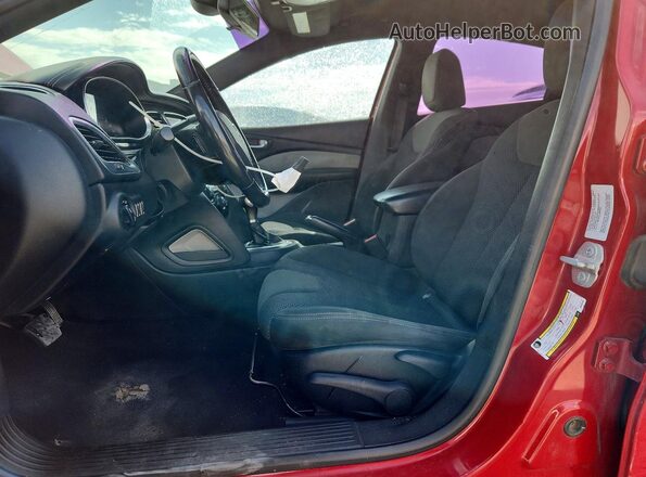 1C3CDFBBXGD505005 2016 DODGE DART Red წინა სალონის ხედი