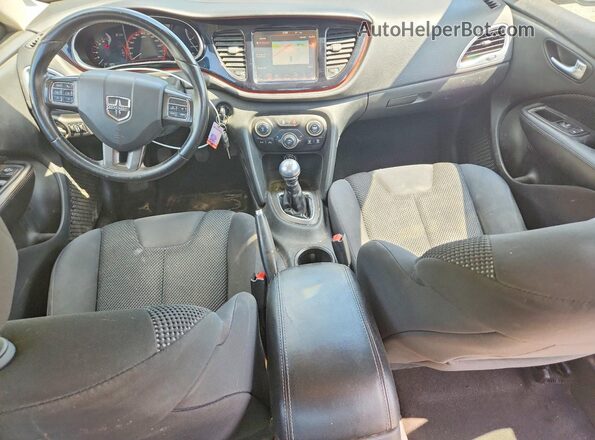 1C3CDFDH0GD608225 2016 DODGE DART Gray Առջևի վահանակի տեսք