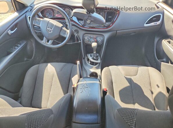 1C3CDFFA2GD818938 2016 DODGE DART Blue Вид панелі приладів