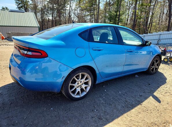 1C3CDFFA2GD818938 2016 DODGE DART Blue Задня права чверть