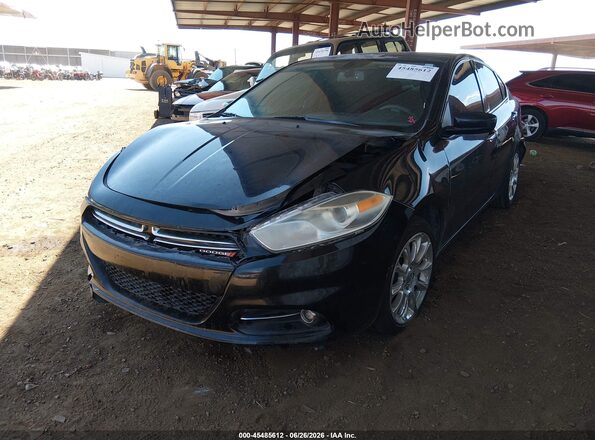 1C3CDFFAXGD817858 2016 DODGE DART Черный Передняя левая четверть