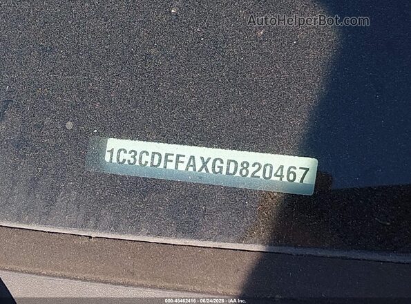 1C3CDFFAXGD820467 2016 DODGE DART White Շարժիչի բաժամունքի տեսք