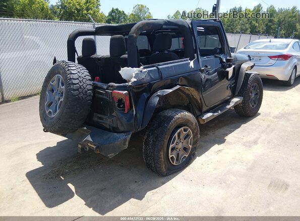 1C4AJWAG1GL130989 2016 JEEP WRANGLER Black Trasero derecho