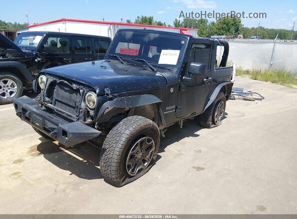 1C4AJWAG1GL130989 2016 JEEP WRANGLER Black Vista tres cuartos delantera izquierda