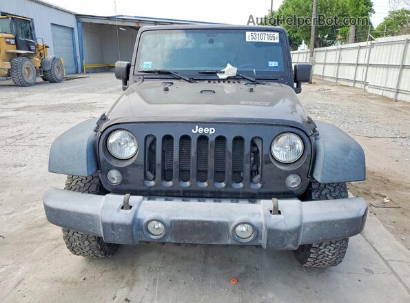 1C4AJWAG2GL334703 2016 JEEP WRANGLER Black წინა ხედი