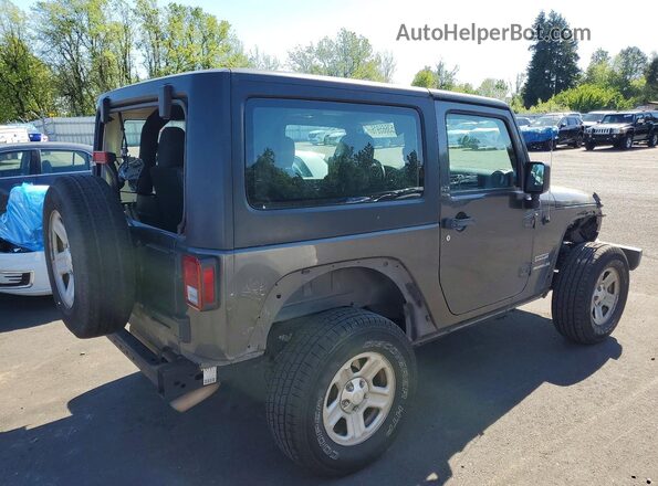 1C4AJWAG3GL296172 2016 JEEP WRANGLER Charcoal Trasero derecho