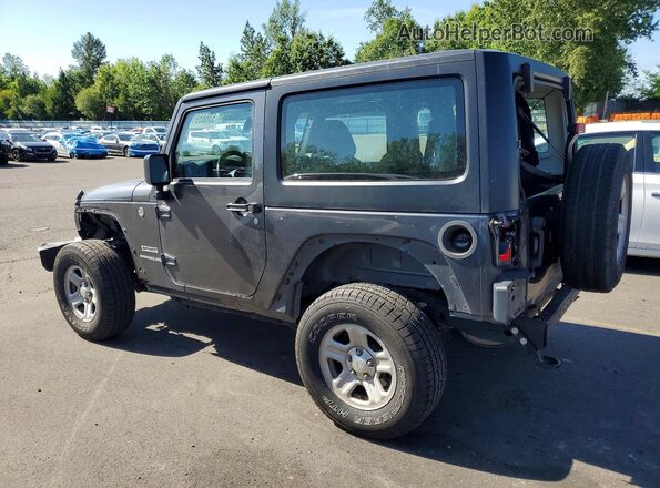 1C4AJWAG3GL296172 2016 JEEP WRANGLER Charcoal Trasero izquierdo