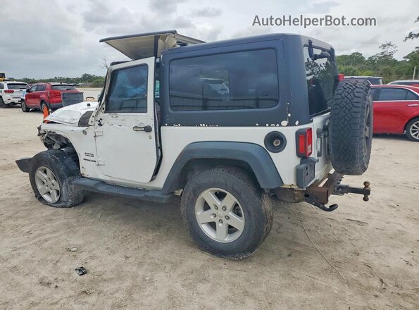 1C4AJWAG4GL232884 2016 JEEP WRANGLER Белый Задняя левая четверть