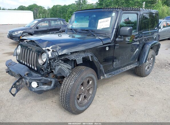 1C4AJWAG5JL892570 2018 JEEP WRANGLER Черный Передняя левая четверть