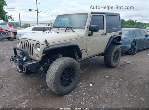 1C4AJWAG7GL211527 2016 JEEP WRANGLER Tan 