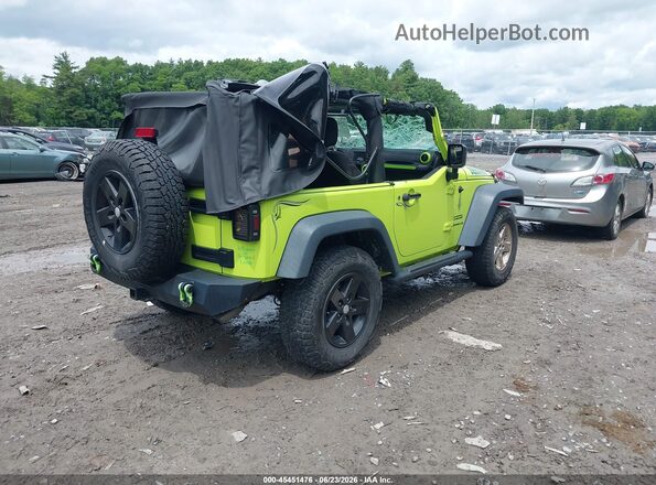 1C4AJWAG9GL325481 2016 JEEP WRANGLER Green Rear right