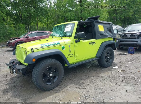 1C4AJWAG9GL325481 2016 JEEP WRANGLER Green Front left