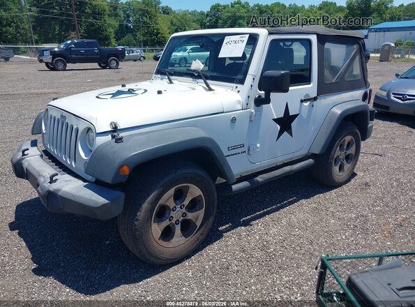 1C4AJWAGXGL313520 2016 JEEP WRANGLER White წინა მარცხენა ხედი სამი მეოთხედიდან