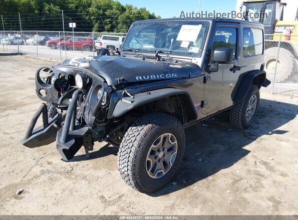 1C4BJWCGXHL508701 2017 JEEP WRANGLER Серый Передняя левая четверть