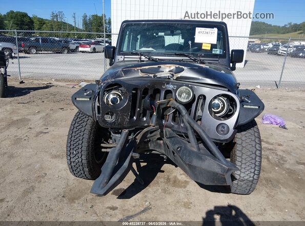 1C4BJWCGXHL508701 2017 JEEP WRANGLER Серый Вид задней части салона