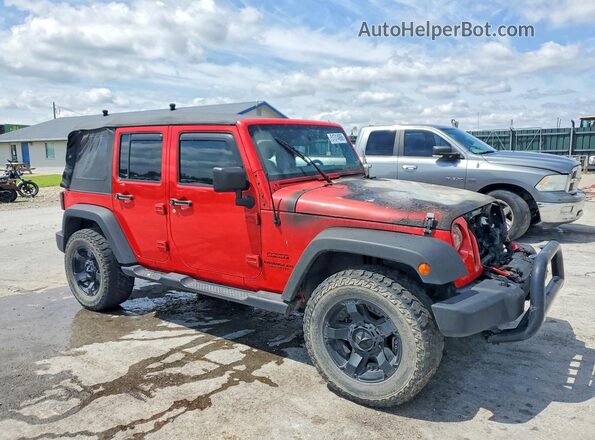 1C4BJWDG0GL116520 2016 JEEP WRANGLER Red Front right