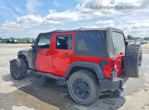 1C4BJWDG0GL116520 2016 JEEP WRANGLER Red Rear left