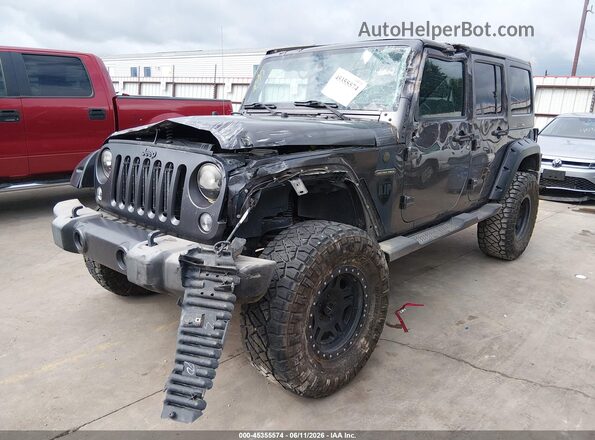 1C4BJWDG0GL215452 2016 JEEP WRANGLER UNLIMITED Gray Передня ліва чверть