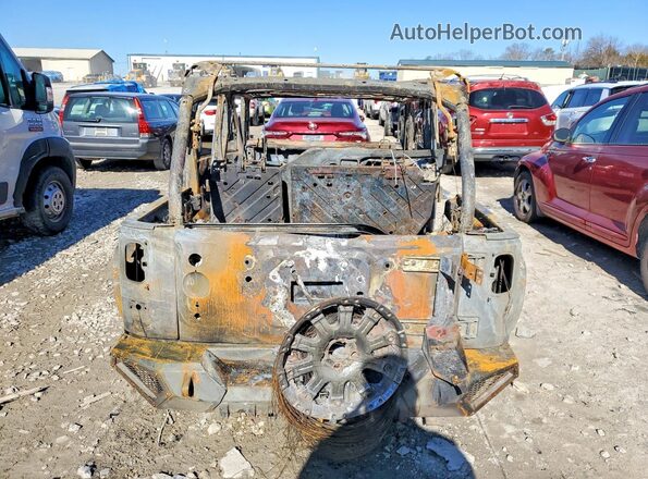 1C4BJWDG0GL221493 2016 JEEP WRANGLER Серый Вид сзади