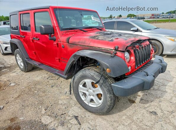 1C4BJWDG0GL242960 2016 JEEP WRANGLER Red წინა მარჯვენა