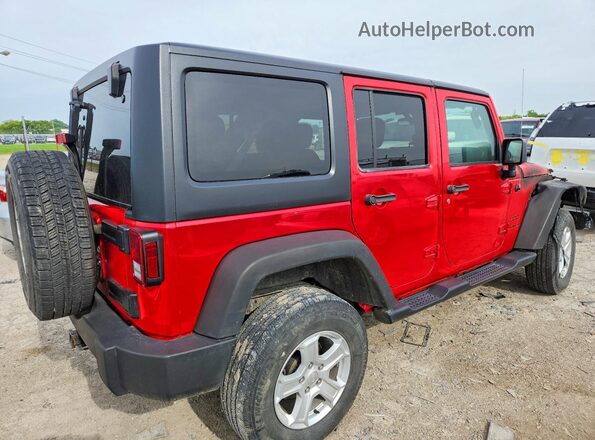 1C4BJWDG0GL242960 2016 JEEP WRANGLER Red უკანა მარჯვენა