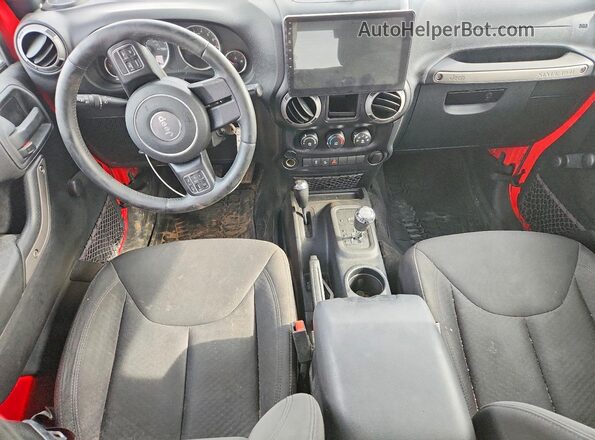 1C4BJWDG0GL242960 2016 JEEP WRANGLER Red წინა პანელის ხედი