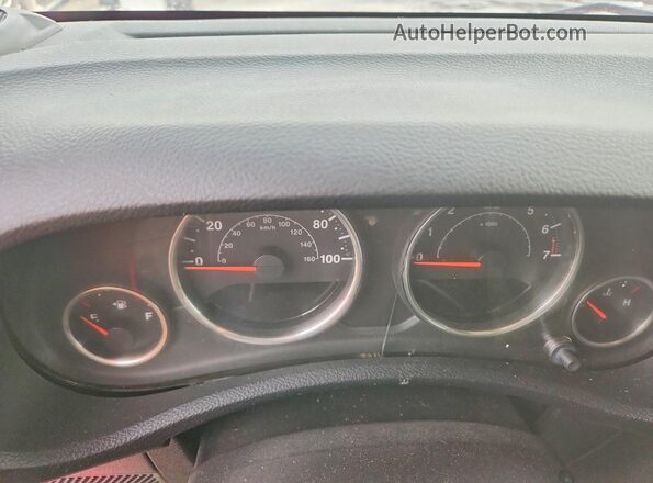 1C4BJWDG0GL242960 2016 JEEP WRANGLER Red ხელსაწყოთა პანელის ხედი