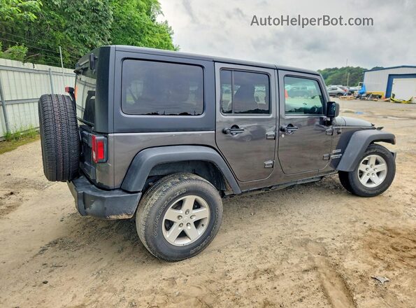 1C4BJWDG0GL287865 2016 JEEP WRANGLER Gray Rear right