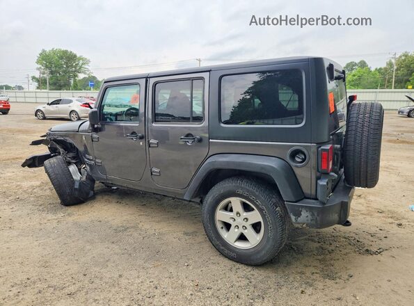 1C4BJWDG0GL287865 2016 JEEP WRANGLER Gray Rear left