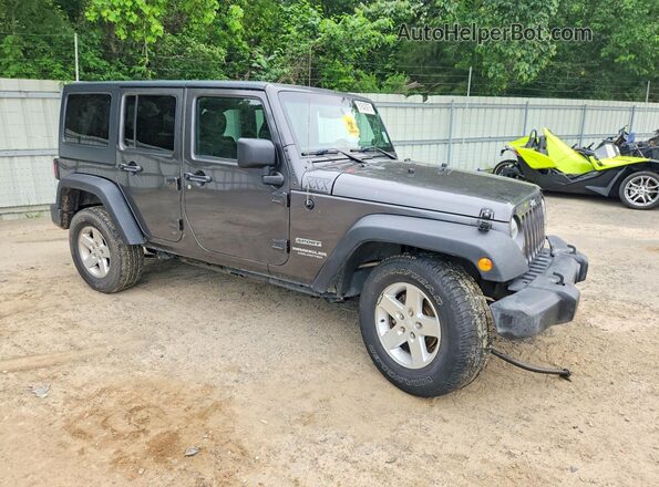 1C4BJWDG0GL287865 2016 JEEP WRANGLER Gray Front right