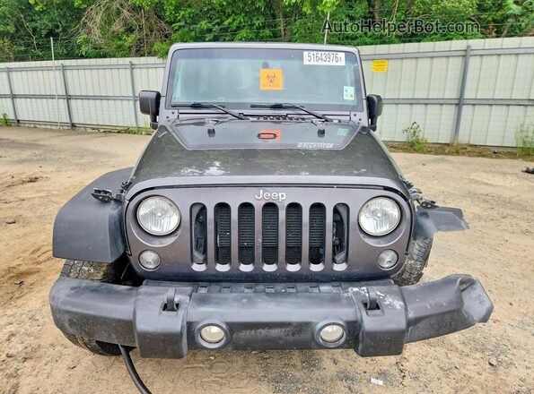1C4BJWDG0GL287865 2016 JEEP WRANGLER Gray Front view