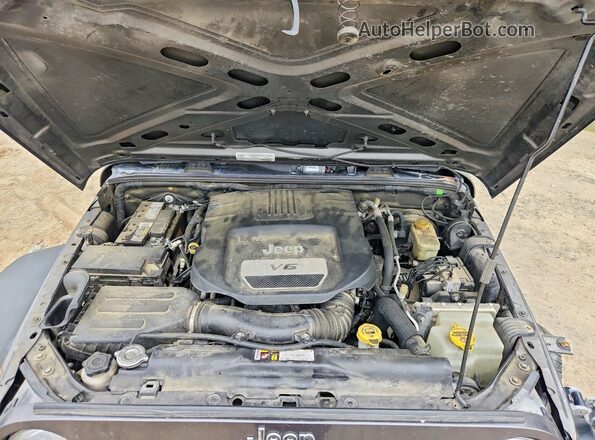 1C4BJWDG0GL287865 2016 JEEP WRANGLER Gray Engine compartment view