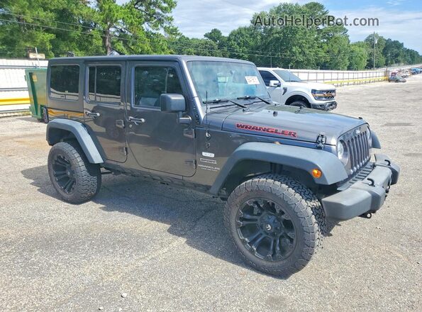 1C4BJWDG0GL326731 2016 JEEP WRANGLER Серый Передняя правая четверть