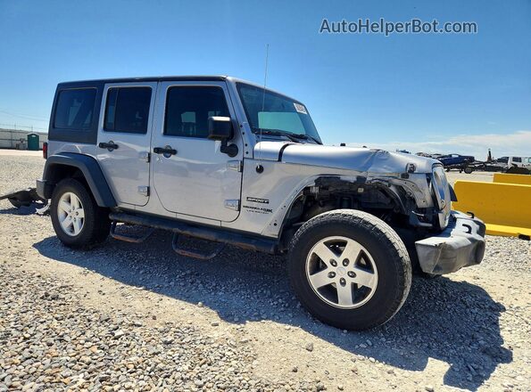 1C4BJWDG0JL855832 2018 JEEP WRANGLER Серебряный Передняя правая четверть