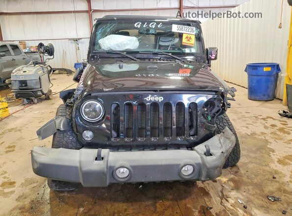 1C4BJWDG0JL859623 2018 JEEP WRANGLER Black Front view