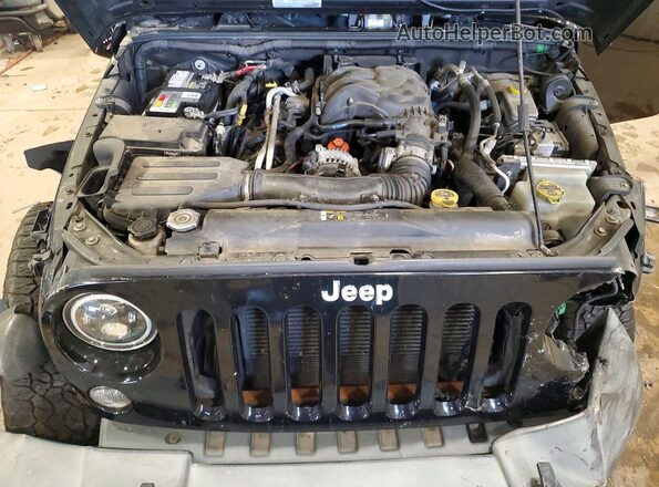 1C4BJWDG0JL859623 2018 JEEP WRANGLER Black Engine compartment view
